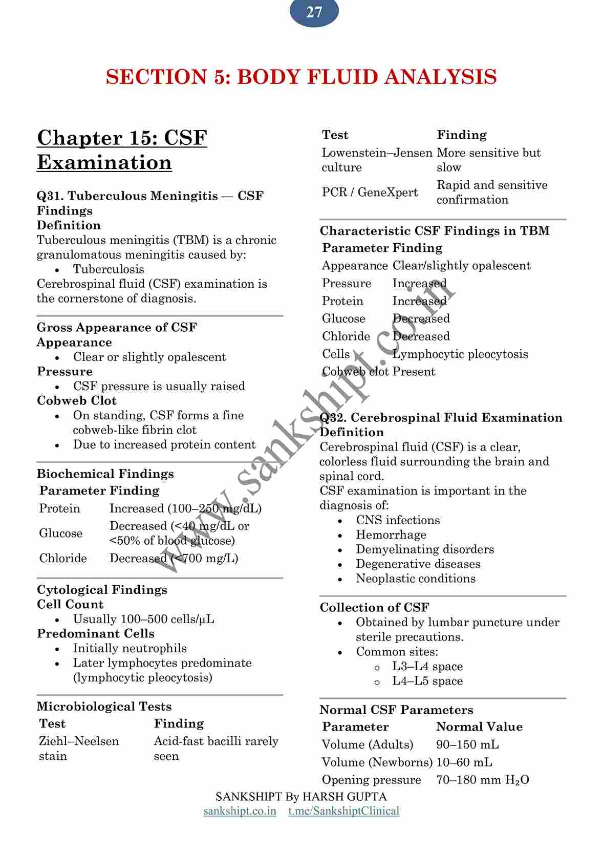 Clinical Pathology